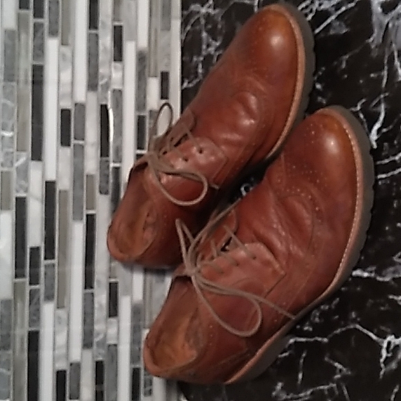 Mens Rockport lace up dress Oxford shoes ? 9